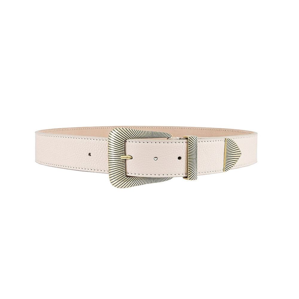 B-Low The Belt Elegant Bone And Brass Avery Belt Size XS